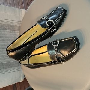 Cole Haan Black Leather TREVA AIR Loafer Sz. 7 B